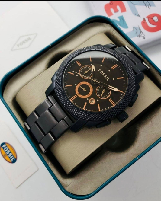 Fossil-FS4656 (Chain Chronograph Watch)