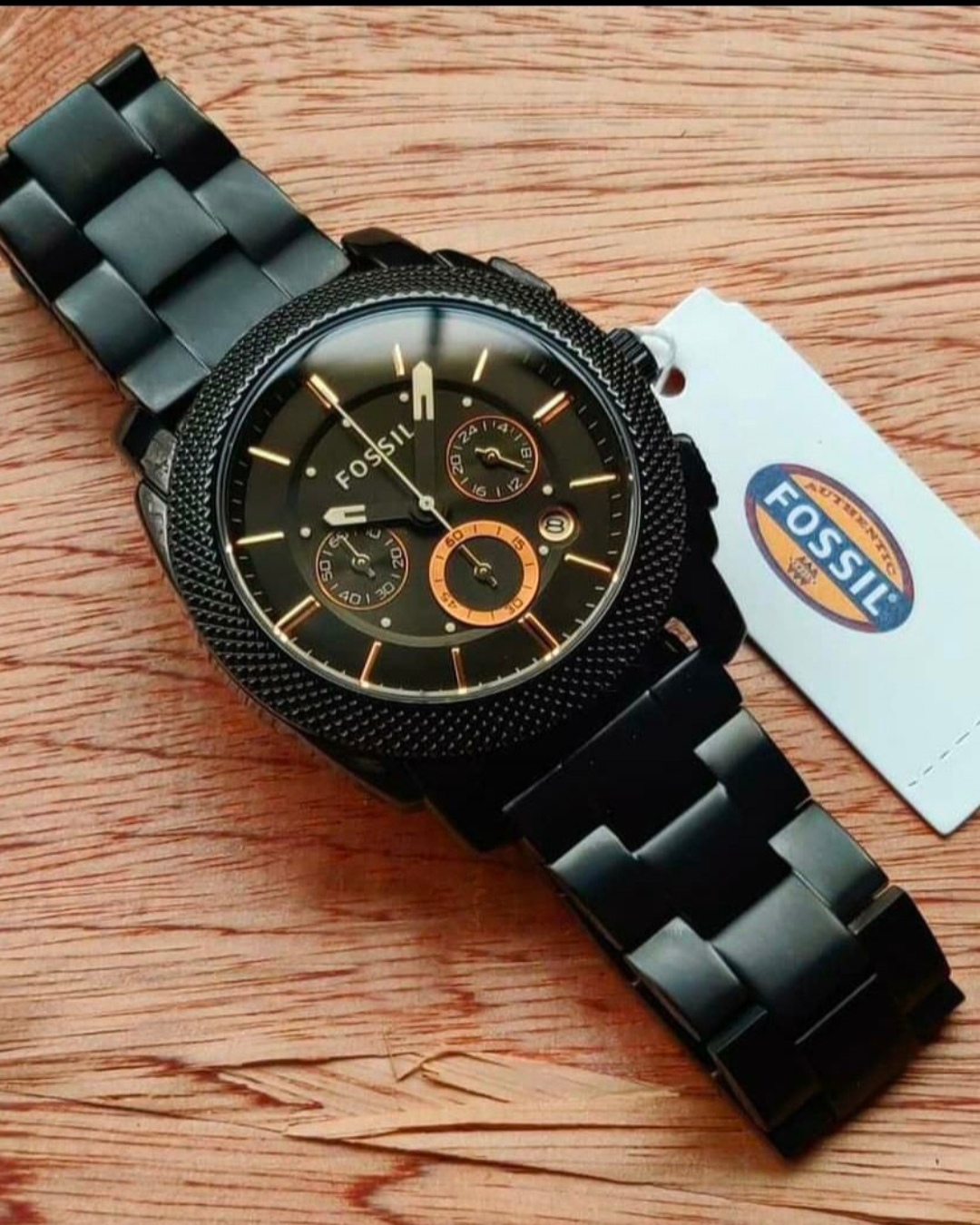 Fossil-FS4656 (Chain Chronograph Watch)