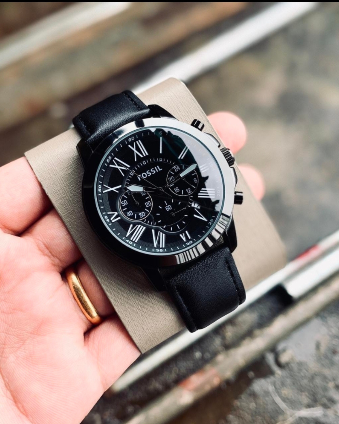 Fossil-FS5132 (Chronograph Watch)