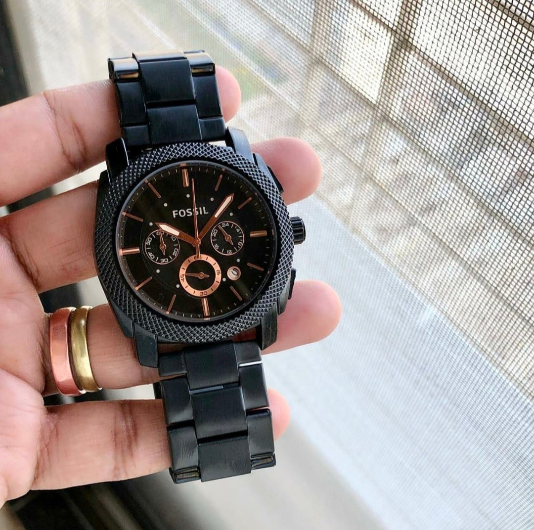 Fossil-FS4656 (Chain Chronograph Watch)